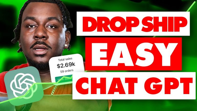 How I Use ChatGPT to Put Dropshipping on Easy-Mode With No Money