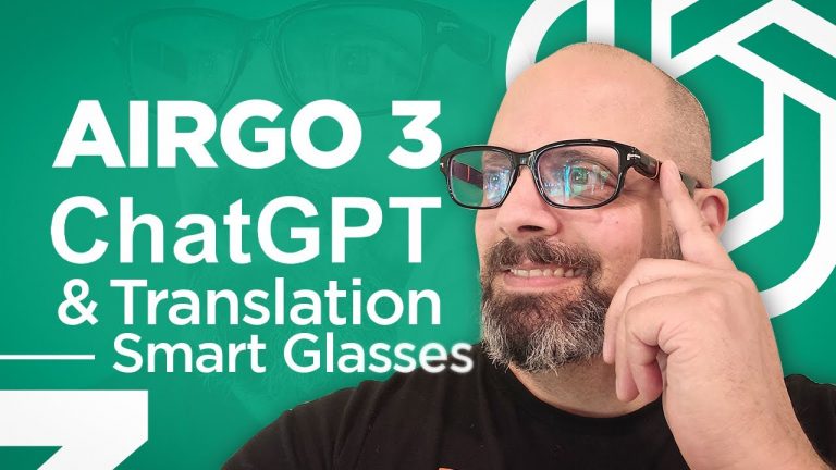 Mind-Blowing ChatGPT & Translation Smart Glasses (Solos AirGo 3)