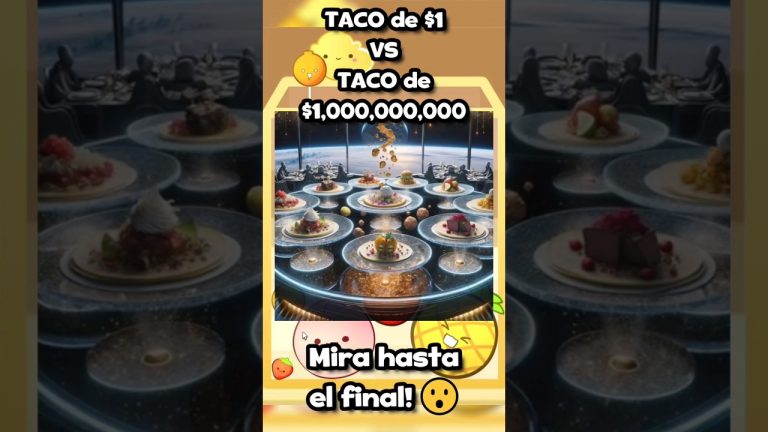 TACO de $1 VS TACO de $1,000,000,000 #humor