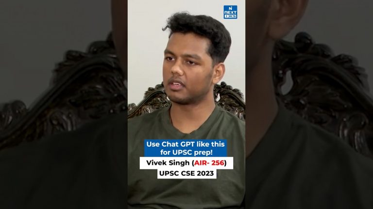 Use Chat GPT to do the task of 1 day in an hour! – Vivek Singh Rank 256 UPSC Topper 2023