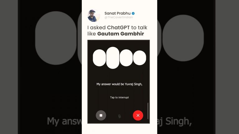 When ChatGPT talks like Gautam Gambhir .. #ipl2024 #dhoni #shorts