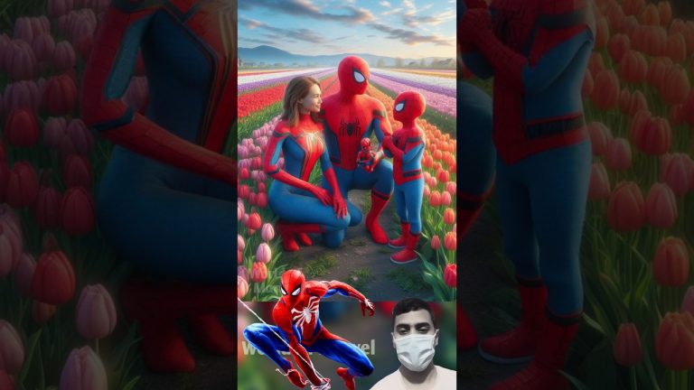 avengers with his family photo #shorts #marvel #avengers #shrots #shots #spiderman
