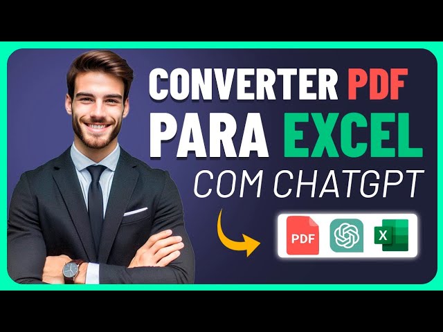 CONVERTENDO PDF para EXCEL (Usando o ChatGPT)