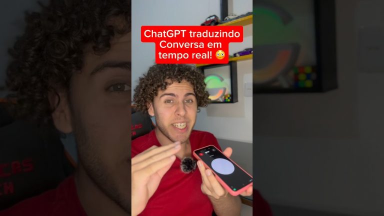 Como usar o ChatGPT Para traduzir conversas em tempo real!