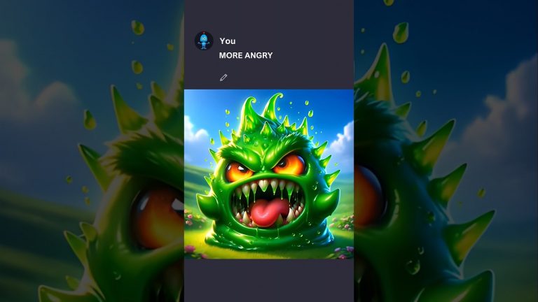 Cute Little Smile is Angry #ai #aiphotos #chatgpt