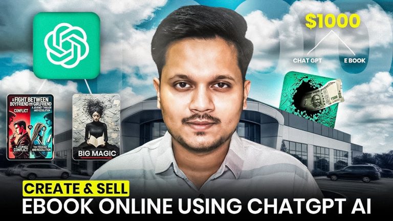 How To Create and Sell Ebooks Using ChatGPT AI & Make $1000/Month