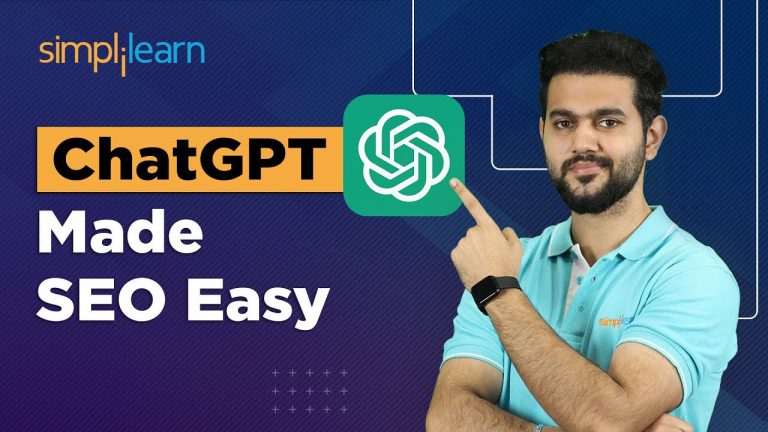 How To Use ChatGPT For SEO| SEO Optimization Using ChatGPT | Digital Marketing Tutorial |Simplilearn