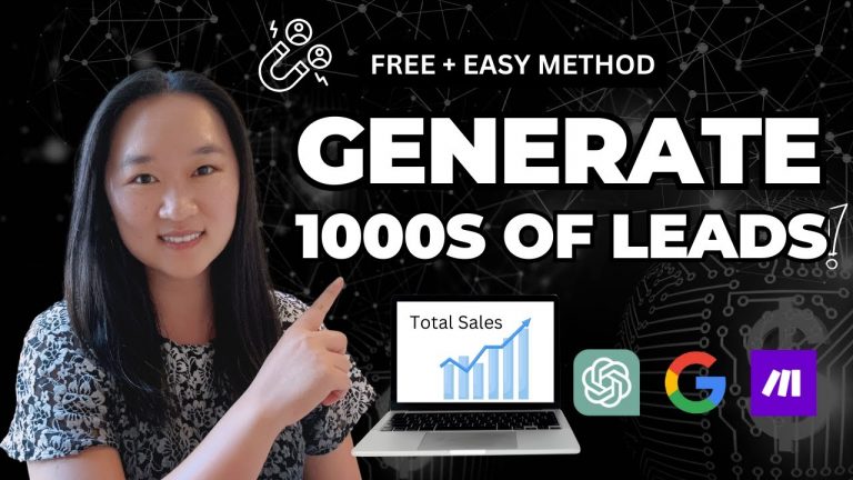 Using ChatGPT to Generate 1000s of Leads in Any Niche (Free + Easy Method)