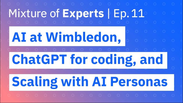 AI at Wimbledon, ChatGPT for coding, and scaling with AI personas