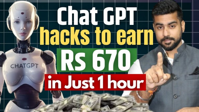 Awesome Tricks to EARN Rs 670 in Just 1 Hour Using ChatGPT! – (Product Description work)| BypassGPT