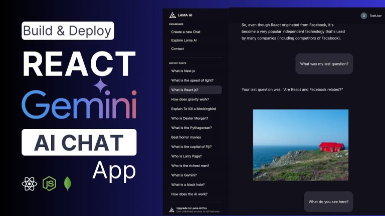 Build Your Own Full-Stack ChatGPT App for Free with React, Express, MongoDB, and Google Gemini AI