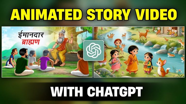 Chatgpt Se Cartoon Animation Video Kaise Banaye | Text To 3D Animation Video Ai | Ai Cartoon Video