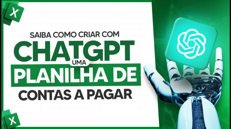 Como usar ChatGPT para Criar uma Planilha de Contas a Pagar no Excel