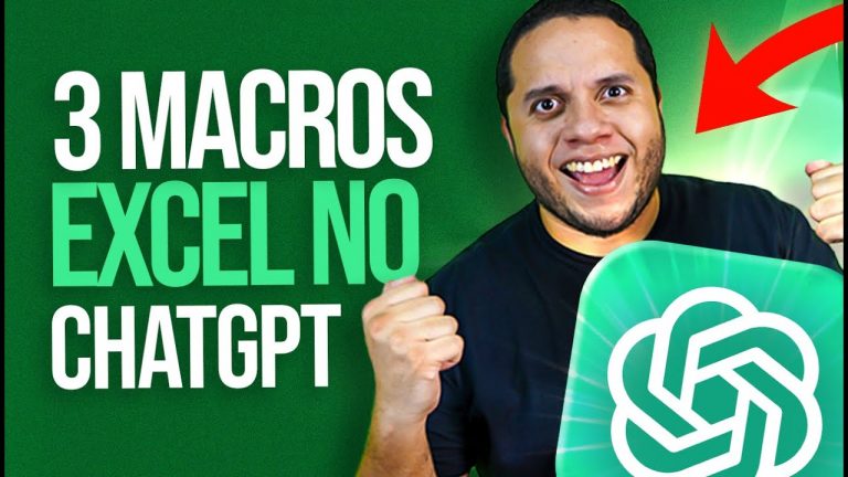 Criando 3 Macros Excel no ChatGPT