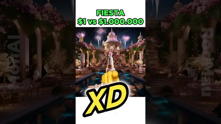 FIESTA DE $1 VS $1.000.000 COMENTA TU FAVORITA #chatgpt #memes