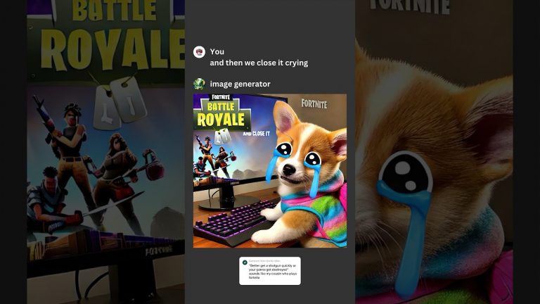 Fortnite’s kinda… Puppies Edition #chatgpt #fortnite