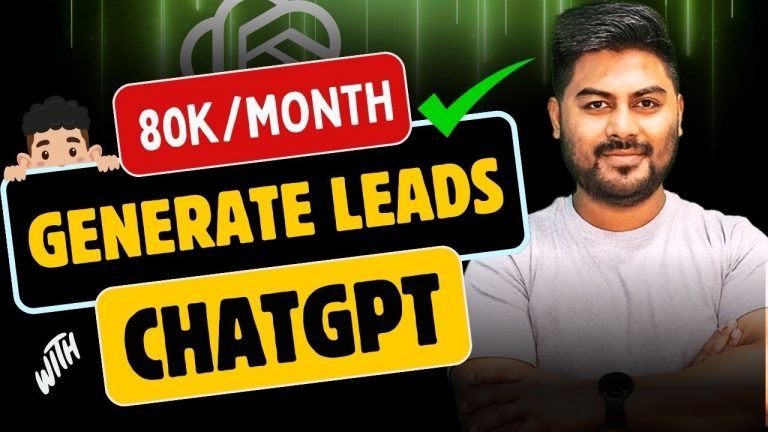 Free Lead Generation with ChatGPT | Unique Business Idea | Social Media Freelancing Idea #chatgpt