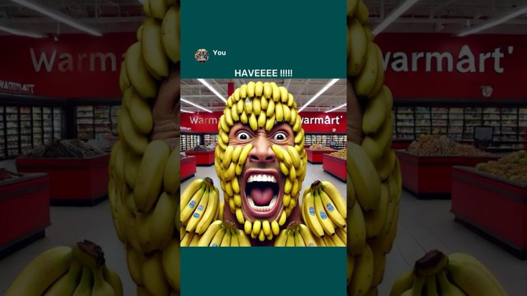 HOW MANY BANANAS DO YOU HAVEE! (Ai Edition) #ai #chatgpt #aiart