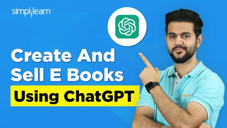 How To Create And Sell E-books Using ChatGPT | How TO Earn Money Using ChatGPT | Simplilearn