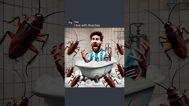 I Live With Roaches (Messi Ai Edition) #aigenerated #chatgpt #ai