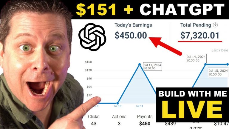 I Used ChatGpt And $151 To Build A $10K Affiliate Marketing Business