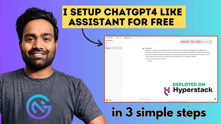 I created ChatGPT like assistant for my team in 3 simple steps | Hyperstack Cloud