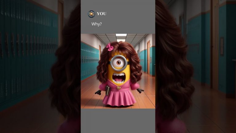 I don’t wanna go to school – Minions edition #minions #chatgpt #aigenerated