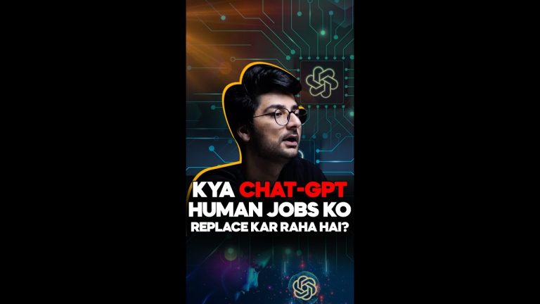 Kya ChatGPT Human Jobs Ko Replace Kar Raha Hai?