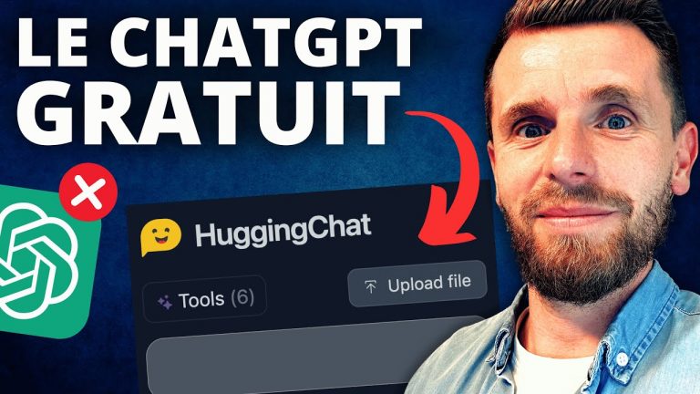 Le meilleur ChatGPT gratuit (il fait TOUT !) Tuto HuggingChat