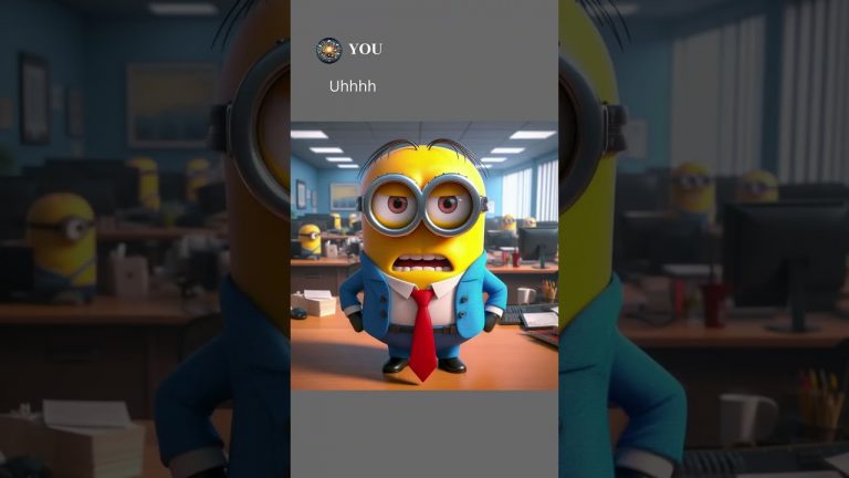 Minions at a job interview #aigenerated #chatgpt #minions