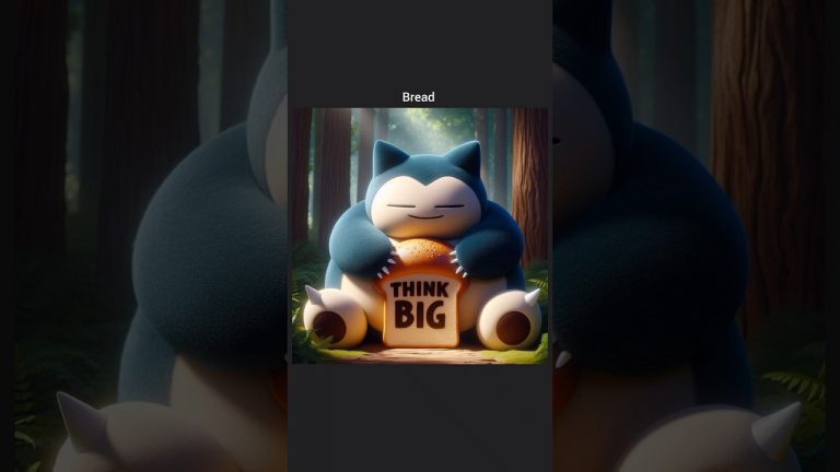 Snorlax and Bread #pokemon #ai #aiart #chatgpt