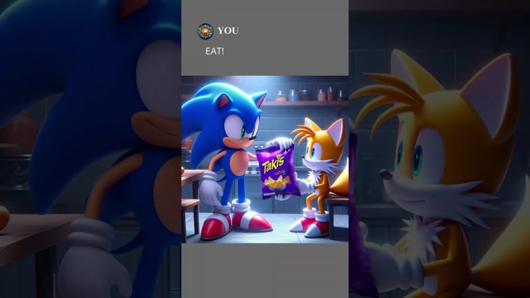 Takis for lunch #aigenerated #chatgpt #sonic #sonicthehedgehog