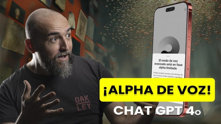 Tengo la alpha de voz de chatgpt 4o!!!