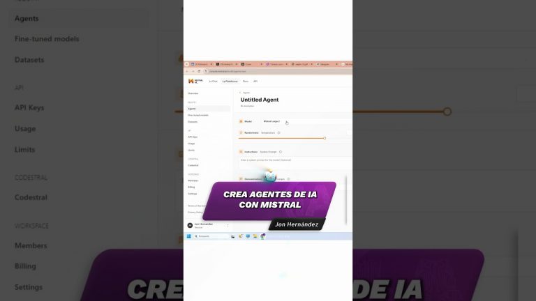 Ahora puedes crear Agentes con Mistral AI | #ia #chatgpt #mistral