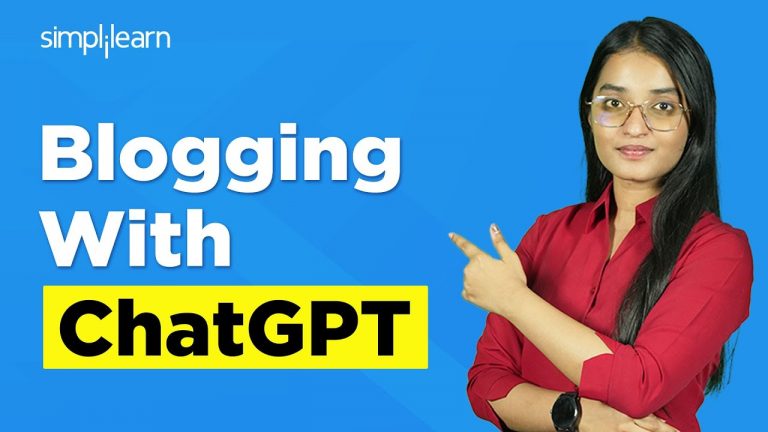 Blogging With ChatGPT | How To Create A Blog Using AI | Master SEO with ChatGPT | Simplilearn