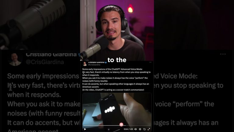 ChatGPT Advanced Voice FINALLY Releasing