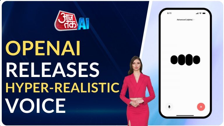 ChatGPT Advanced Voice Mode Launched | OpenAI | AajTak AI | AI Anchor Sana | Tech News