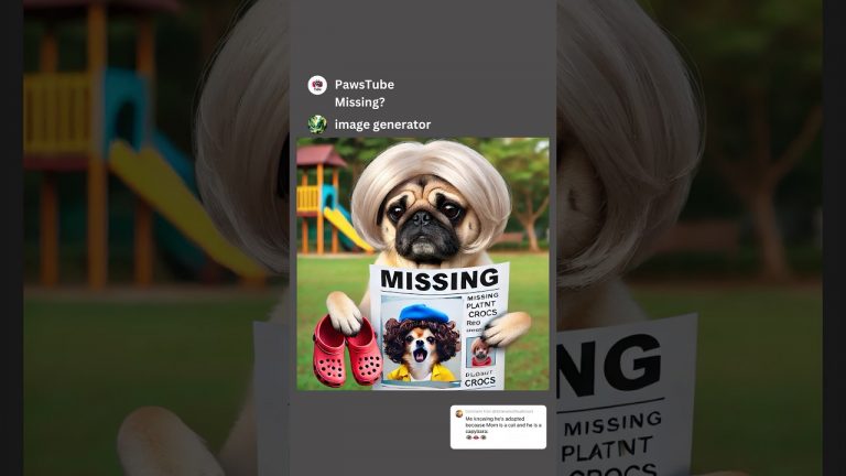 Chihuahua’s missing poster in the park Sound: @AsmrLinaStarOfficial #chatgpt