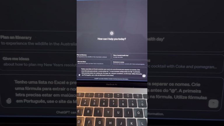 Como Usar o ChatGPT com Excel