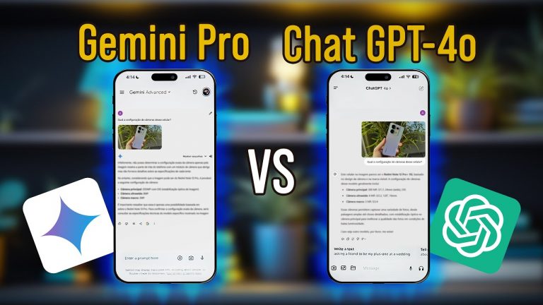 DEU EMPATE? Testamos ChatGPT-4o vs Gemini 1.5 Pro!