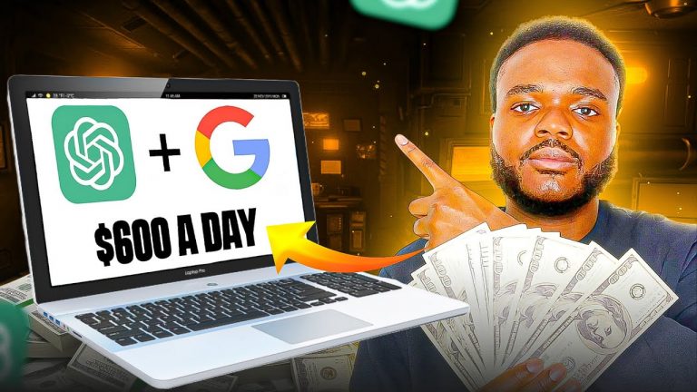 Earn $600/Day with ChatGPT & Google Search for FREE (Make Money Online)