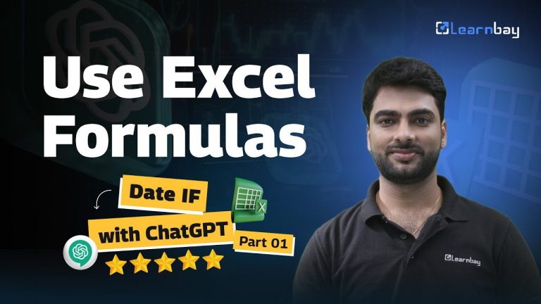 How to Use the DATE IF Function in Excel Using ChatGPT | 10X Your Excel Skills with ChatGPT