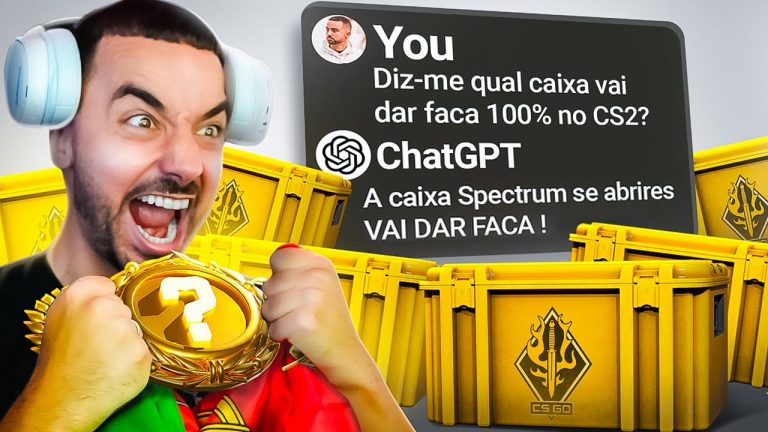 O CHATGPT disse-me em que caixa VINHA FACA no CS2 !