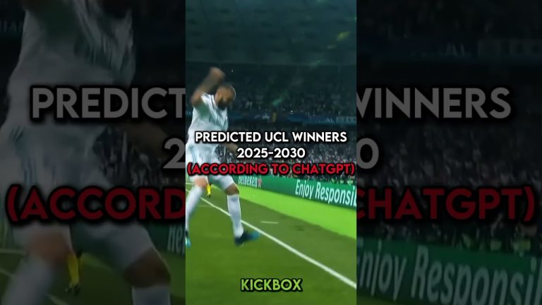 Predicted UCL winners 2025-2030 according to ChatGPT #football #shorts #footballshorts