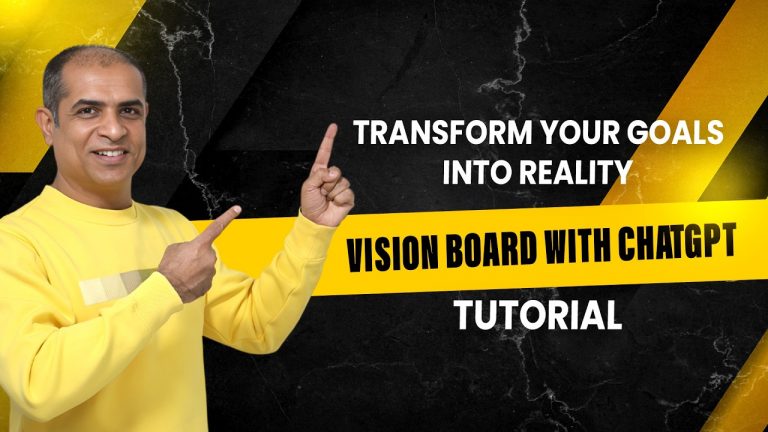 Use ChatGPT to Design Your Vision Board | Mitesh Khatri – Law of Attraction Coach