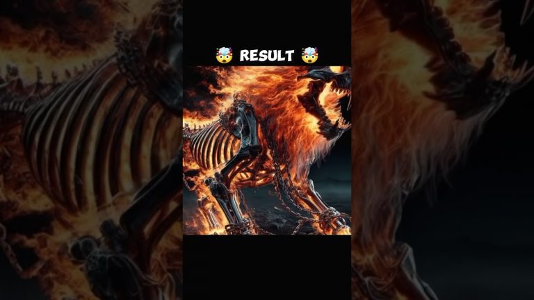 Viewer’s Hybrid Ideas Ghost Rider Lion #chatgpt #viralvideo #shorts