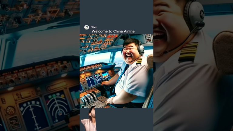 Welcome To China Airline (Ai Edition) #ai #chatgpt #aiart #funny