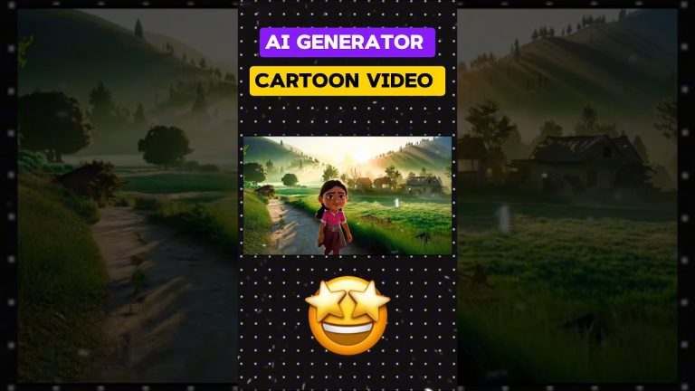 Ai Cartoon Video Generator Free | Cartoon video kaise banaye ?#cartoonvideo #shorts