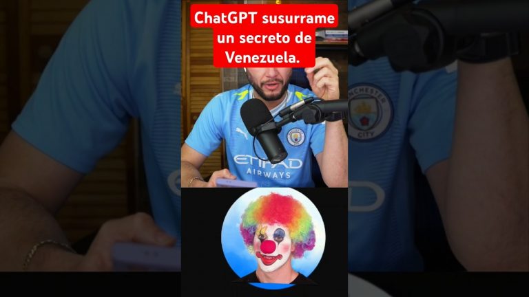 CHATGPT SUSURRAME UN SECRETO DE VENEZUELA…. (Video completo en video relacionado)