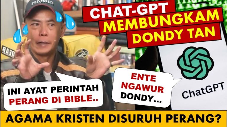 ChatGPT buka FAKTA P3rang Islam yg disembunyikan Dondy Tan